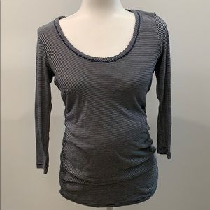 INGRID & ISABEL STRIPED MATERNITY TOP - like new!